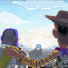 Uno de los dibujos previos a la película 'Toy Story'.-