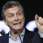 Macri, en un acto en Buenos Aires.-AP / VÍCTOR R. CAIVANO