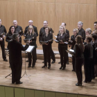 Schola Cantorum en el ensayo previo al concierto.-Santi Otero