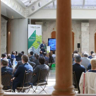 Daniel Carreño, durante su intervención en la Mesa de Actualidad Empresarial de Cajaviva.-ISRAEL L. MURILLO