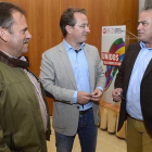 Ramiro Marijuan, Pedro Hojas y  Miguel Ángel Gutiérrez Fierro, ayer en el Congreso.-ICAL