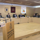 María José Renedo, durante la presentación de la mediación intrajudicial en el Tribunal Superior.-