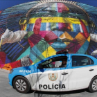 Un coche de la policía brasileña en Río de Janeiro.-EFE / NIC BOTHMA