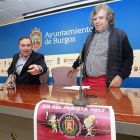 Antón y Santamaría, en la presentación de la cita.-RAÚL G. OCHOA