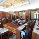 Un momento de la sesión plenaria celebrada ayer en el Ayuntamiento de Burgos.-ISRAEL L. MURILLO