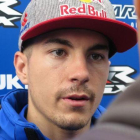 Maverick Viñales (Suzuki), hoy en Silverstone.-EMILIO PÉREZ DE ROZAS