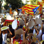 Imagen de la manifestación de la ANC en el paseo de Sant Joan de Barcelona.-XAVIER JUBIERRE
