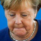 La cancillera Angela Merkel, este lunes.-REUTERS
