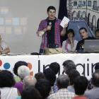 Numerosos simpatizantes acudieron a la asamblea celebrada ayer.-RAÚL G. OCHOA