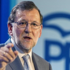 Mariano Rajoy ha afirmado que los terroristas y sus cómplices "no tendrán nunca la razón legal ni la razón moral"-EFE