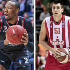 Dominique Sutton y Milko Bjelica.-ECB