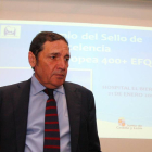 El consejero de Sanidad, Antonio María Sáez-Ical