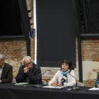 De izquierda a derecha: Jesús de la Gándara, Juan Francisco Lorenzo, Mª Ángeles Martínez y Elena García en la presentación del grupo Apresuic Burgos. SANTI OTERO