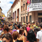 El acceso al escenario Radio 3, en la plaza del Trigo, era prácticamente imposible.-GATI BFM