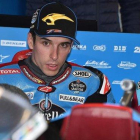 Àlex Márquez (Kalex), en su boxe de Phillip Island.-AFP / PETER PARKS