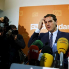 Albert Rivera, en una conferencia en Madrid, el pasado viernes.-ANDREA COMAS / REUTERS