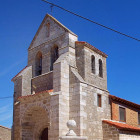 La iglesia de SanMartín, recientemente restaurada.-ECB