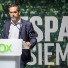 El cabeza de lista de Vox al Congreso por Burgos, Javier Martínez, ayer, en el Fórum Evolución.-SANTI OTERO