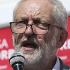 El líder laborista Jeremy Corbyn en un acto de partido este sábado 1 de junio-DANNY LAWSON (AP)