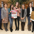 Alumnos y responsables del programa con la vicerrectora de estudiantes, Verónica Calderón (segunda por la dcha).-ICAL