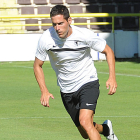 Jorge García durante uno de sus primeros entrenamientos.-ISRAEL L. MURILLO