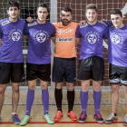 Imagen de la plantilla del Chigre Astur, que ocupa actualmente el liderato en Segunda División-Israel L. Murillo