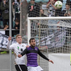 POpa en el choque de su debut en Palencia.-JARCHA-BURGOSDEPORTE.COM