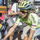 Alberto Contador fue segundo en Las Lagunas de Neila-Santi Otero