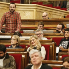 Los diputados de la CUP en el Parlament.-JULIO CARBO