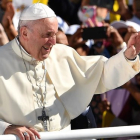 El Papa Francisco en una audiencia general.-VINCENZO PINTO (AFP)