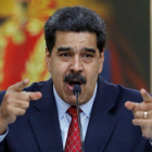 Nicolás Maduro acusa a EE.UU de perpetrar los apagones en Venezuela.-REUTERS