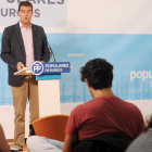 Ibáñez explicó ayer que la central burgalesa protagonizará la propuesta del PP regional en las Cortes.-I. L.M.
