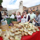 La Feria de la Cebolla de la localidad palentina de Palenzuela reúne a unas 2.000 personas cada año.-ECB