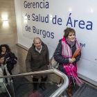 Los representantes de los médicos, ayer tras solicitar el cese de la gerente.-SANTI OTERO