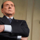 El expresidente italiano, líder del partido conservador, Forza Italia, Silvio Berlusconi.-AFP