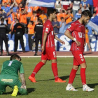 Como le ocurrió al Burgos, el linares acabó goleado en su último partido liguero.-IDEAL.ES