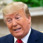 Donald Trump responde preguntas en la Casa Blanca.-KEVIN DIETSCH (EFE/EPA POOL)