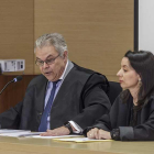 El abogado de la defensa, Víctor Prieto, durante su intervención de ayer en la vista oral.-SANTI OTERO