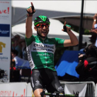 Carlos Barbero festeja el triunfo conseguido en Philadelphia-ECB