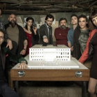 Algunos de los actores de 'La casa de papel', en una imagen promocional.-