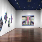 Vista general de ‘Mosaico romano: 13 variaciones’ en la estancia que ocupa en el Museo de Zamora, a escasos metros del mosaico inspirador.-