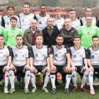 Imagen de la plantilla del Caudal de Mieres que logró el ascenso a Segunda B la pasada campaña.-