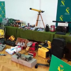 Material recuperado por la Guardia Civil.-ECB