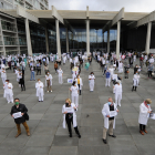 Imagen de archivo de una concentración de médicos. ISRAEL L. MURILLO