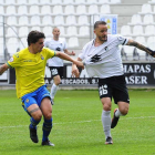 Borja Sánchez cuajó el pasado fin de semana su mejor partido con la camiseta del Burgos CF.-Israel L. Murillo