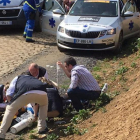 Los servicios médicos reaniman a Goolaerts.-TWITTER / FRANCE INFO PLUS
