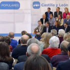 El candidato Herrera presentó el balance de su gestión al frente de la Junta.-ICAL
