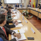 Imagen de la reunión de la comisión de asistencia a la delegada celebrada ayer en Burgos.-ICAL