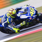 Valentino Rossi, durante la primera sesión de entrenamientos en Assen para preparar el GP de Holanda.-Foto: AP / VINCENT JANNINK
