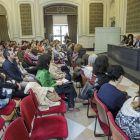 Los padres de los niños se reunieron en la Sala Polisón para conocer los detalles del inicio del curso.-Santi Otero